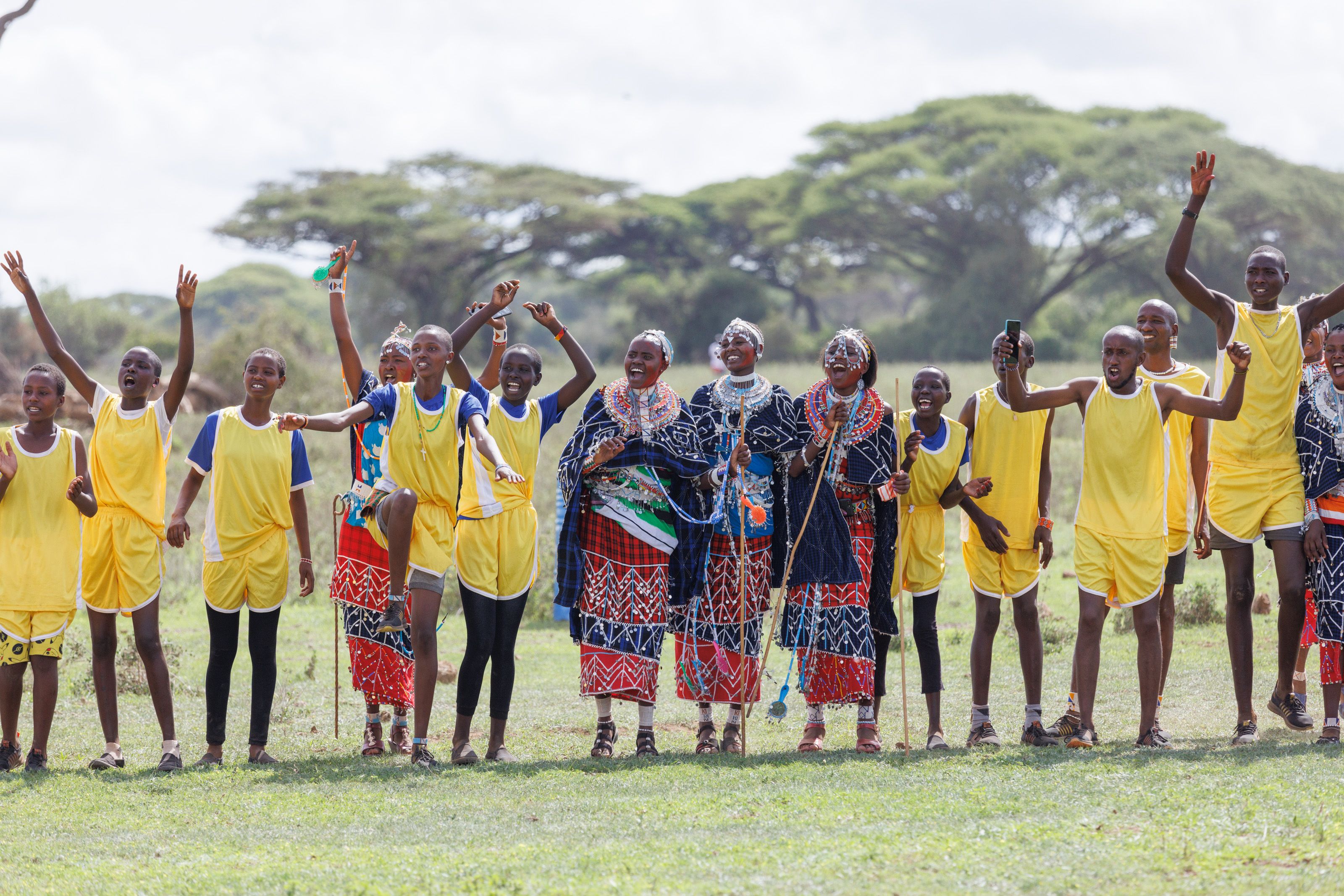 Maasai Warriors Swap Killing Lions For Collecting Trophies In Olympics