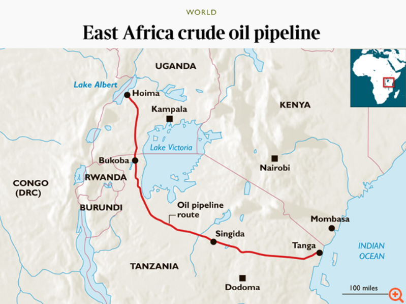 EACOP: Ο αφρικανικός αγωγός πετρελαίου 1.400 χλμ που φιλοδοξεί να βάλει στον παγκόσμιο εξαγωγικό χάρτη την Ουγκάντα
