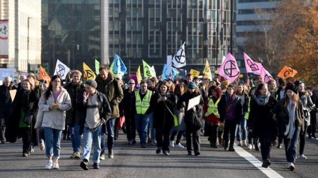 According to Extinction Rebellion, 6,000 people joined the protests